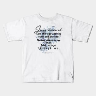 Genesis 1:1 Famous Bible Verse. Kids T-Shirt